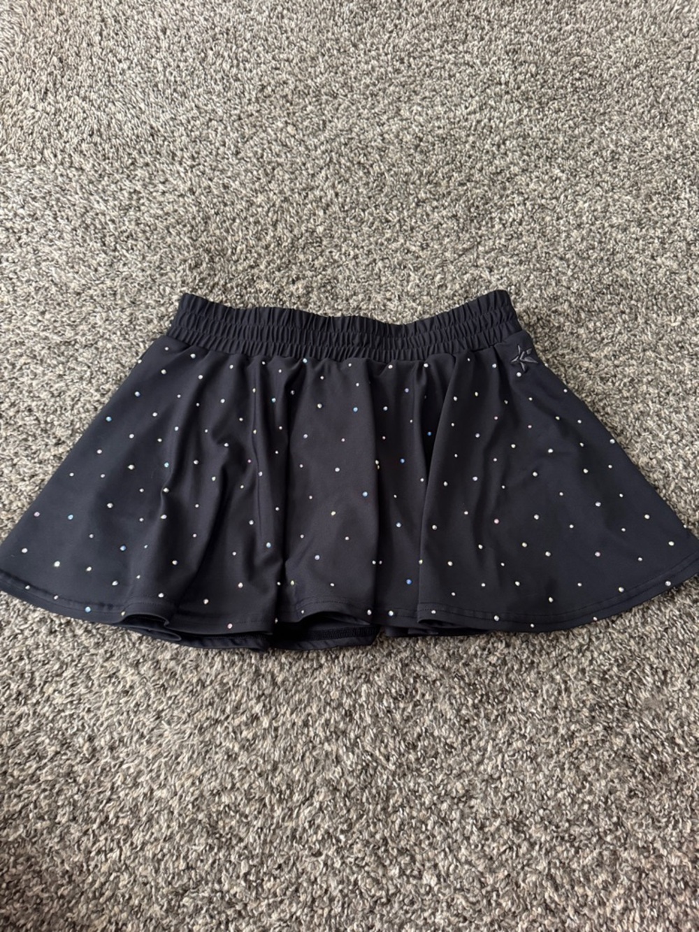 Rebel Black sparkle skirt